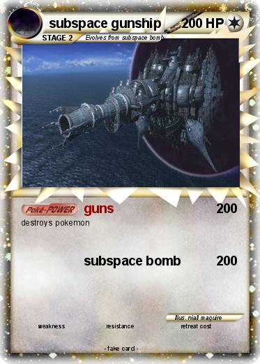 Pokemon subspace gunship
