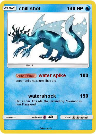 Pokemon chill shot