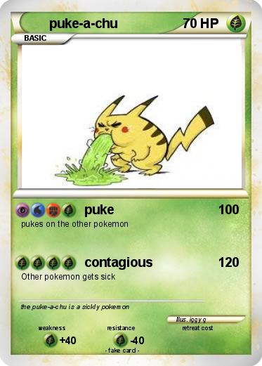 Pokemon puke-a-chu