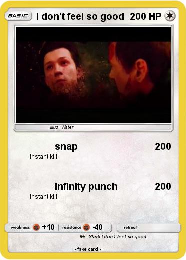 Pokemon I don't feel so good