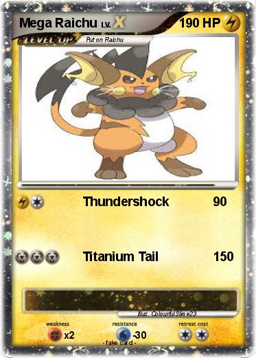 Pokemon Mega Raichu