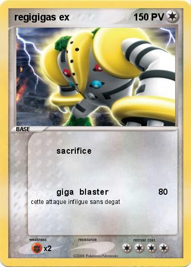 Pokemon regigigas ex 