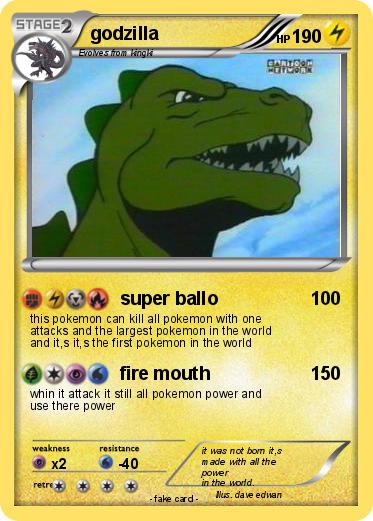 Pokemon godzilla