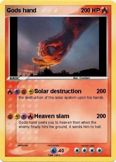 Pokemon Gods hand