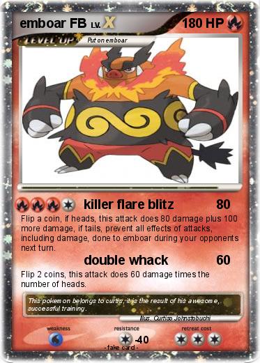 Pokemon emboar FB