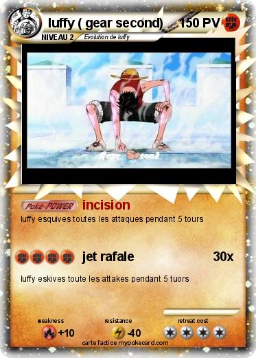 Pokemon luffy ( gear second)