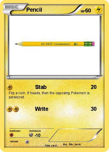 Pokemon Pencil
