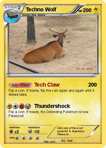Pokemon Techno Wolf