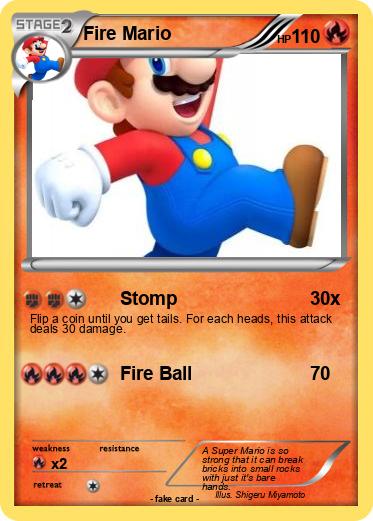 Pokemon Fire Mario