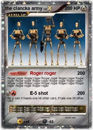 Pokemon the clancka army