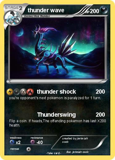 Pokemon thunder wave