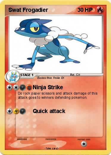 Pokemon Swat Frogadier