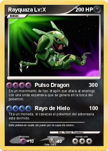 Pokemon Rayquaza Lv:X