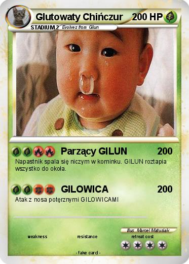 Pokemon Glutowaty Chińczur