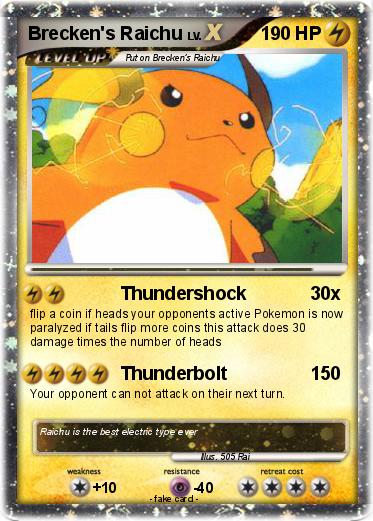 Pokemon Brecken's Raichu