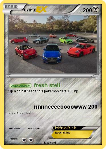 Pokemon carz