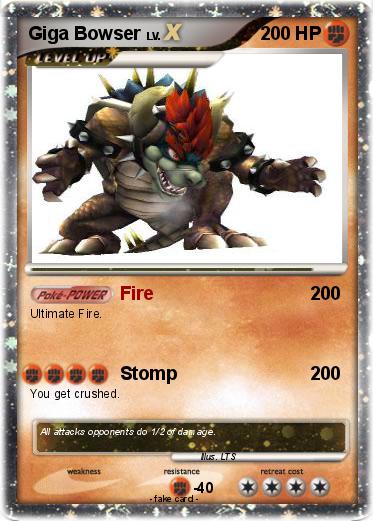 Pokemon Giga Bowser
