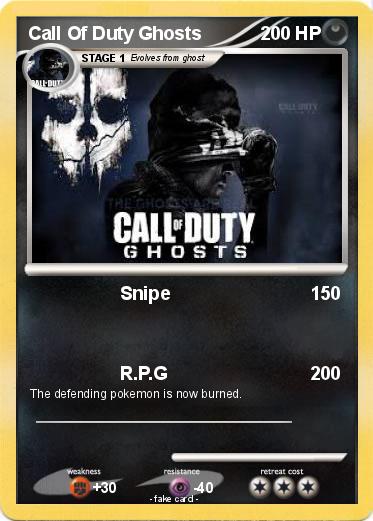 Pokemon Call Of Duty Ghosts