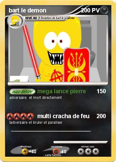 Pokemon bart le demon