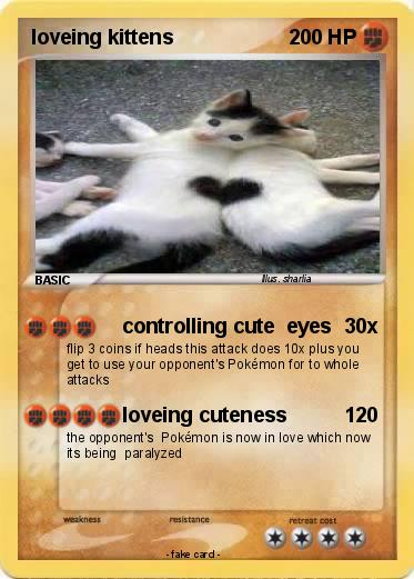 Pokemon loveing kittens