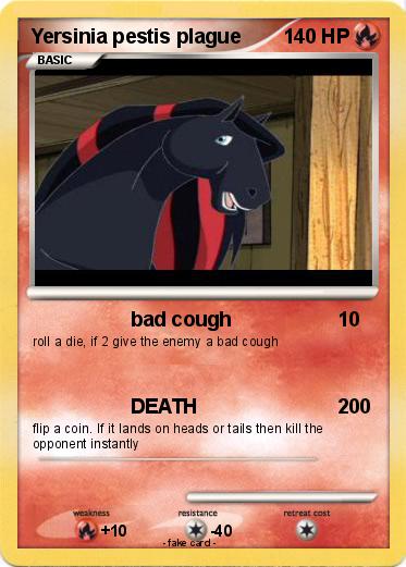 Pokemon Yersinia pestis plague