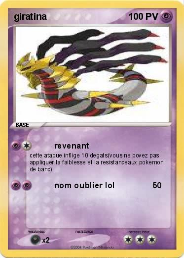 Pokemon giratina
