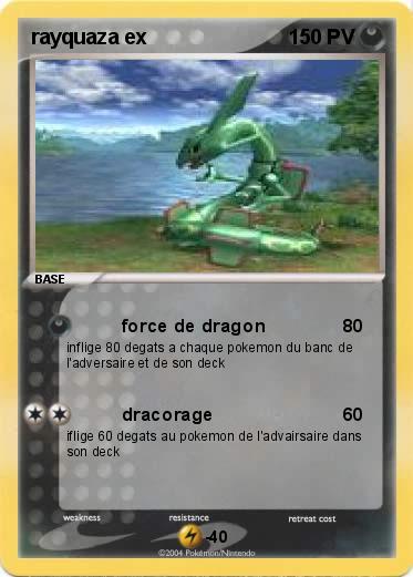 Pokemon rayquaza ex
