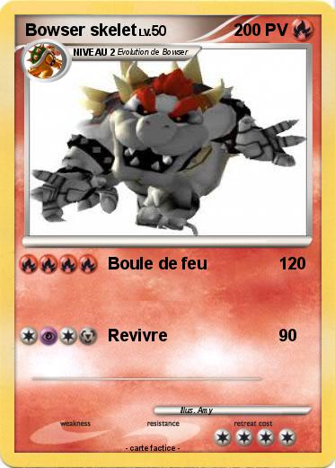 Pokemon Bowser skelet