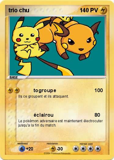 Pokemon trio chu