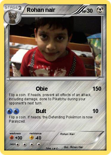 Pokemon Rohan nair