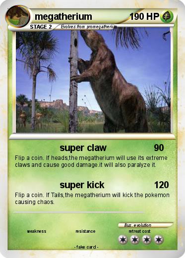 Pokemon megatherium