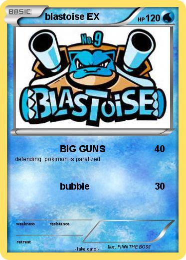 Pokemon blastoise EX