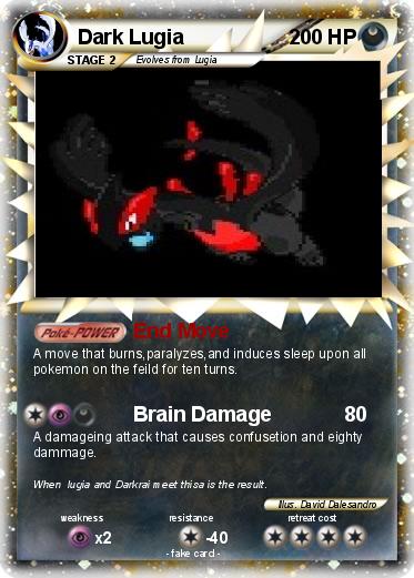 Pokemon Dark Lugia