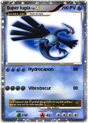 Pokemon Super lugia