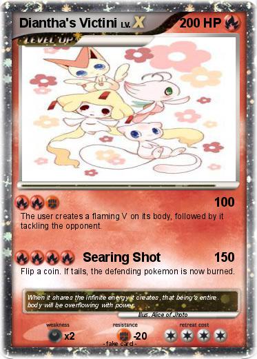 Pokemon Diantha's Victini