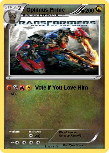 Pokemon Optimus Prime