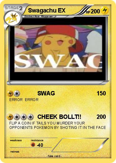 Pokemon Swagachu EX