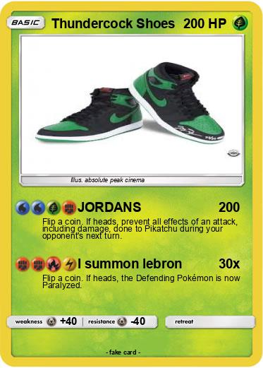 Pokemon Thundercock Shoes