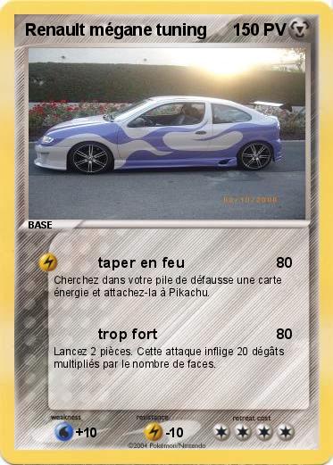 Pokemon Renault mégane tuning