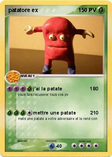 Pokemon patatore ex