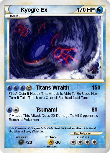 Pokemon Kyogre Ex