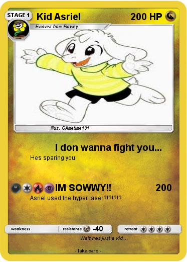 Pokemon Kid Asriel