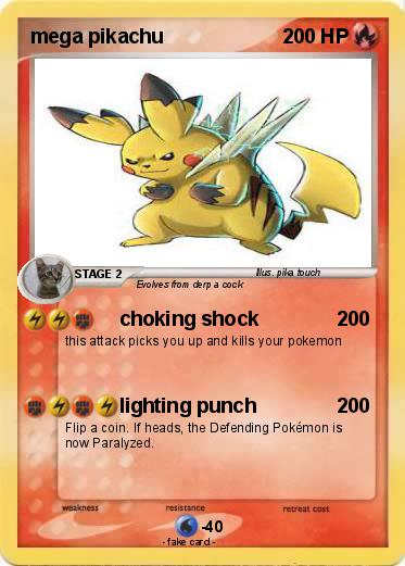 Pokemon mega pikachu