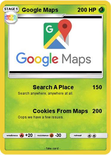 Pokemon Google Maps