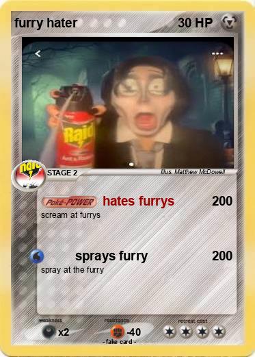 Pokemon furry hater