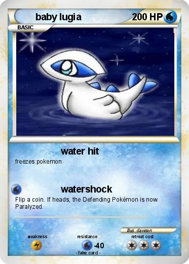 Pokemon baby lugia