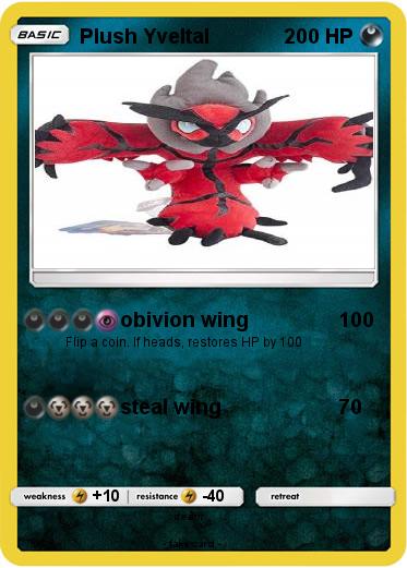 Pokemon Plush Yveltal