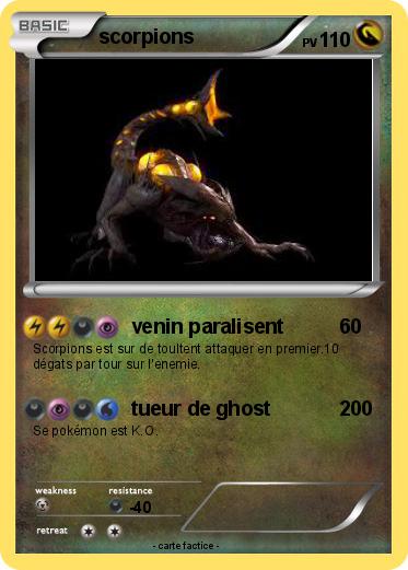 Pokemon scorpions