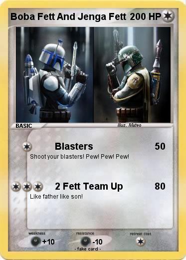 Pokemon Boba Fett And Jenga Fett