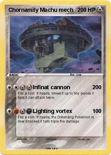 Pokemon Chornamily Machu mech